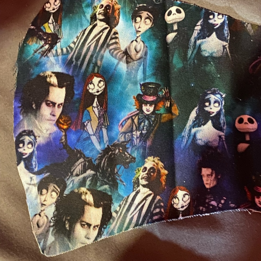 Tim burton face mask olson
